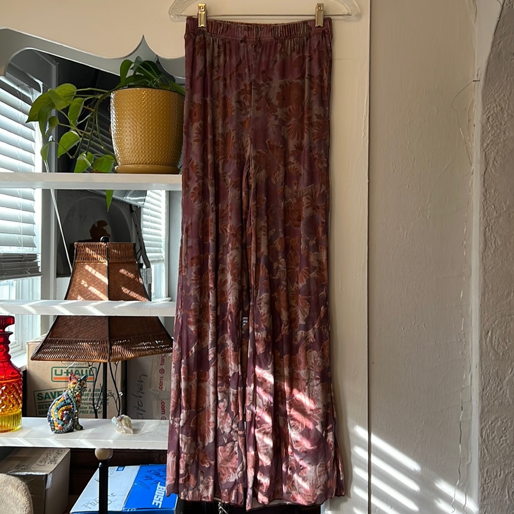 Cider Boho Floral Pants NWT